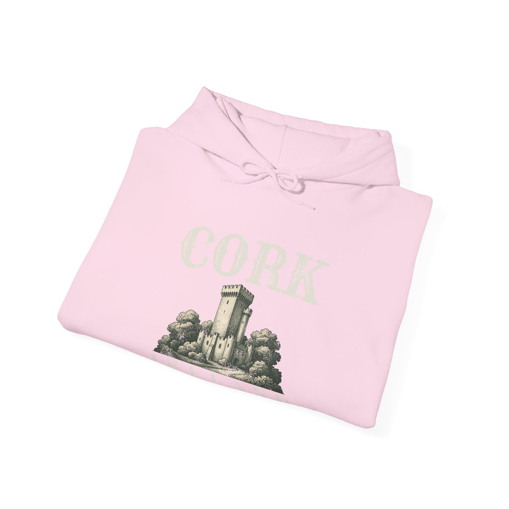 Cork Ireland Est 1185 Castle Sketch Hoodie