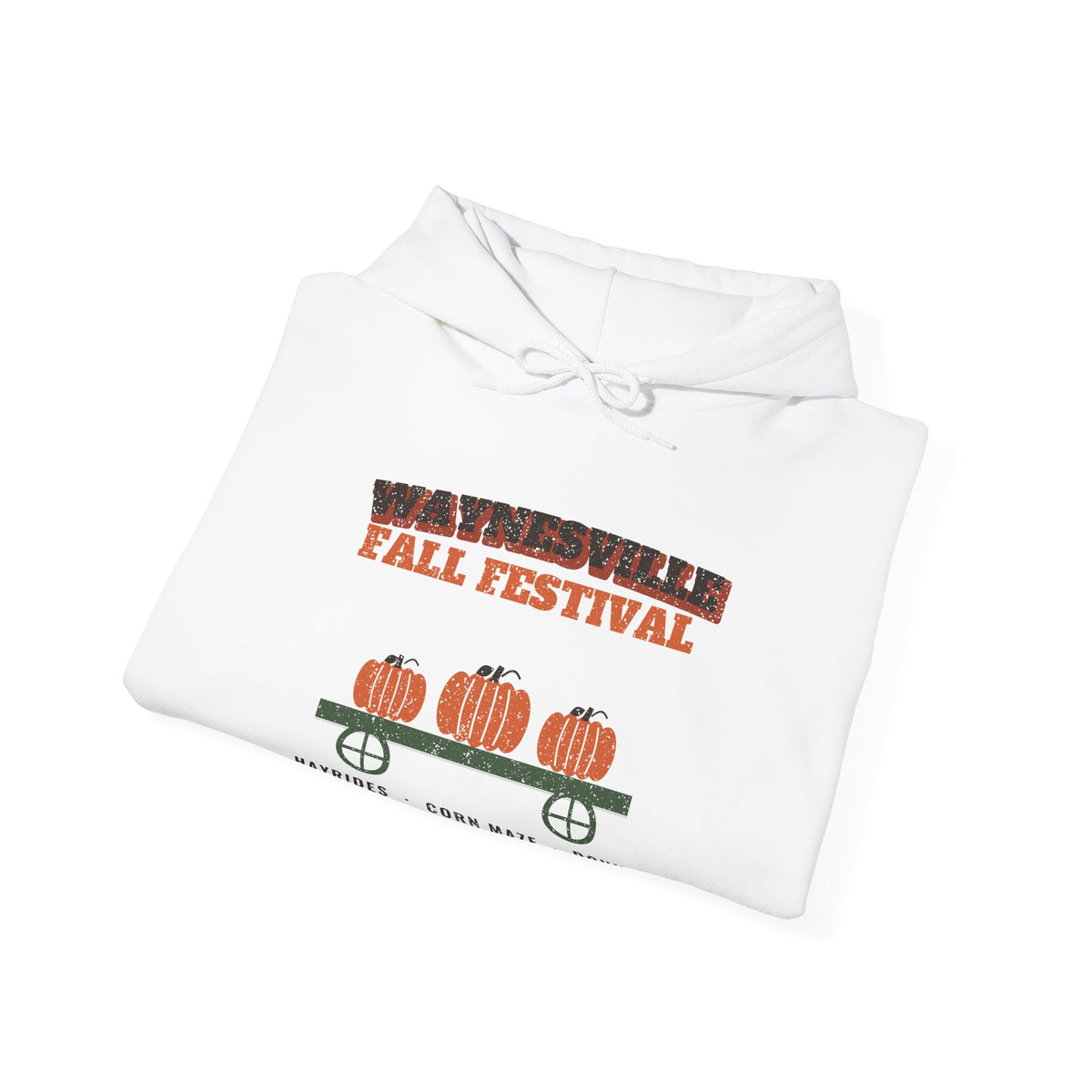 Waynesville Ohio Fall Festival Hay Wagon Hoodie