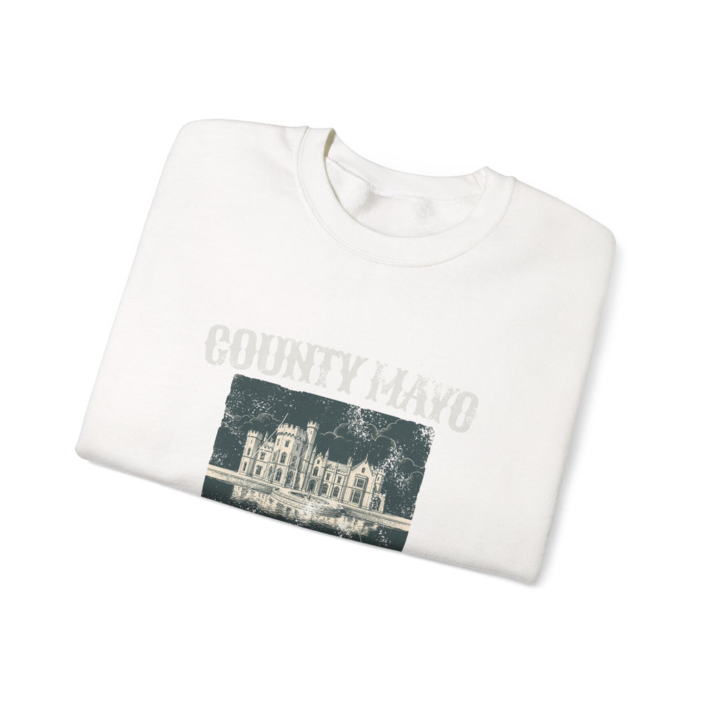 County Mayo Ireland Est 1585 Lakeside Castle Crewneck Sweatshirt