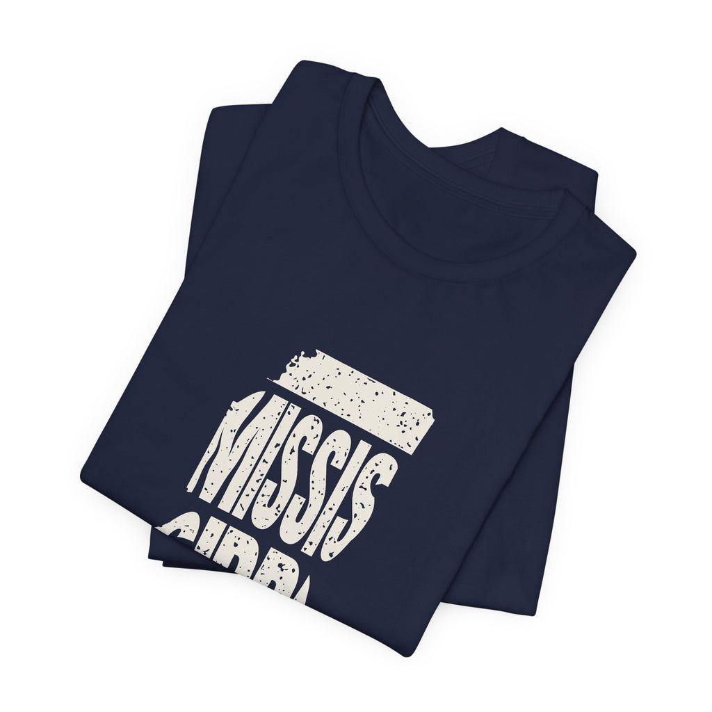 Mississippi Vintage Letters Map T-Shirt