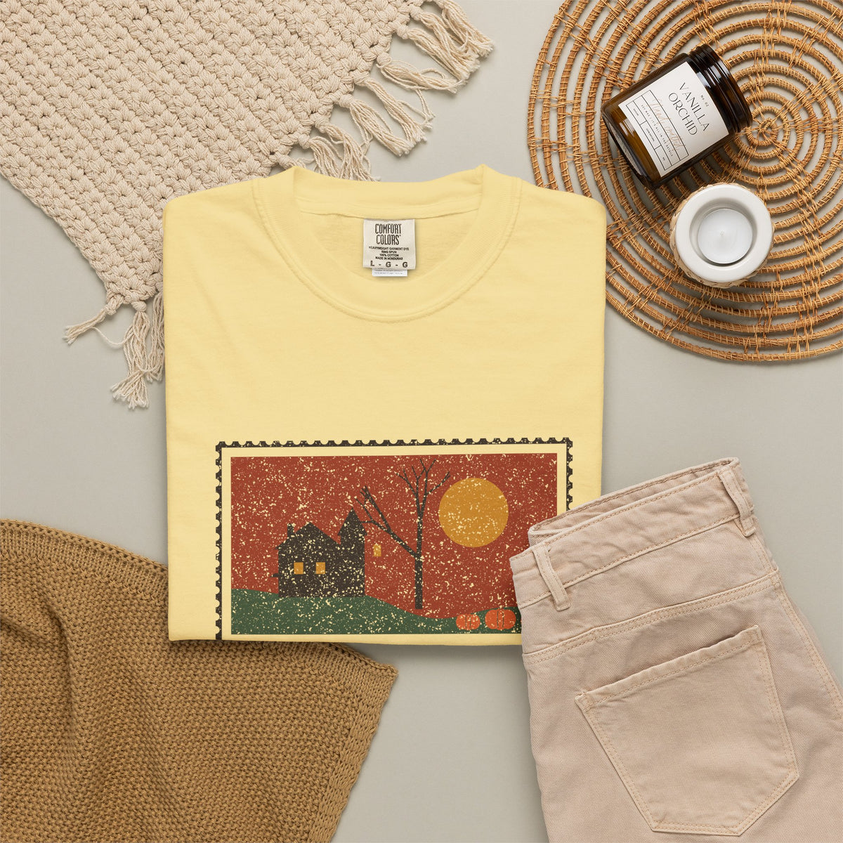Spooky Season in Tennessee Haunted Postcard T-Shirt