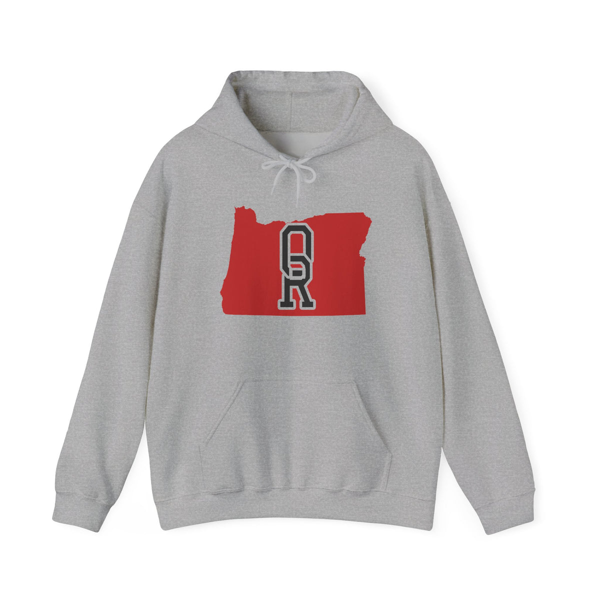 Oregon Varsity Monogram Map Hoodie