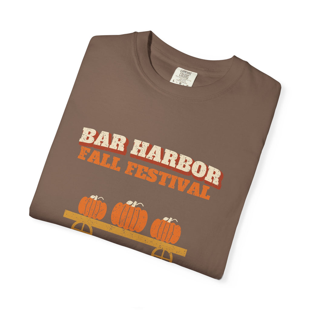 Bar Harbor Maine Fall Festival Hay Wagon T-Shirt