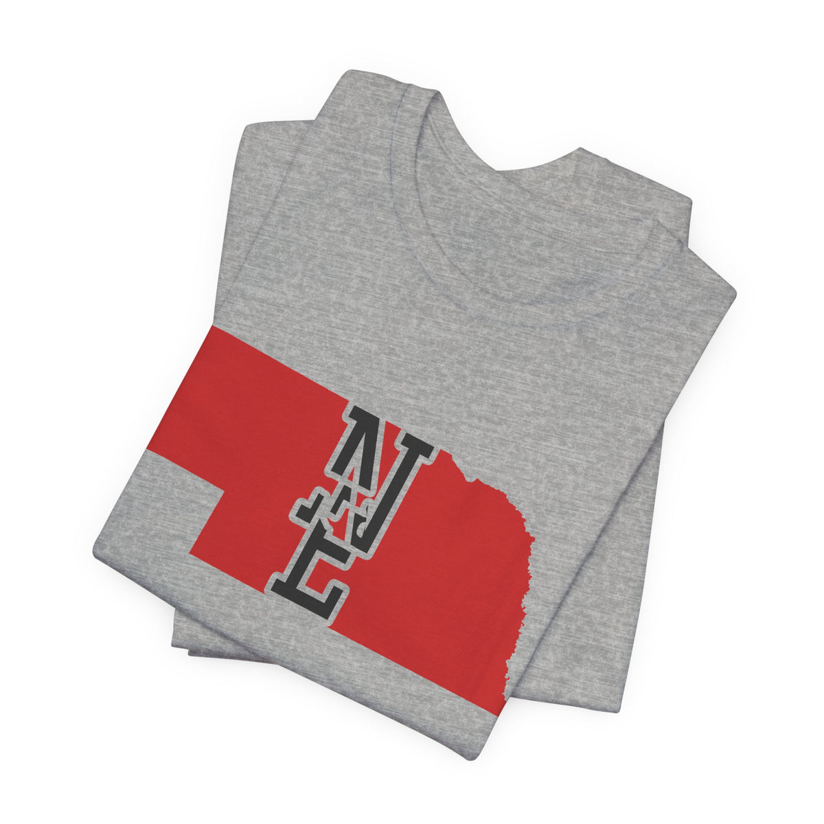 Nebraska Varsity Monogram Map T-Shirt