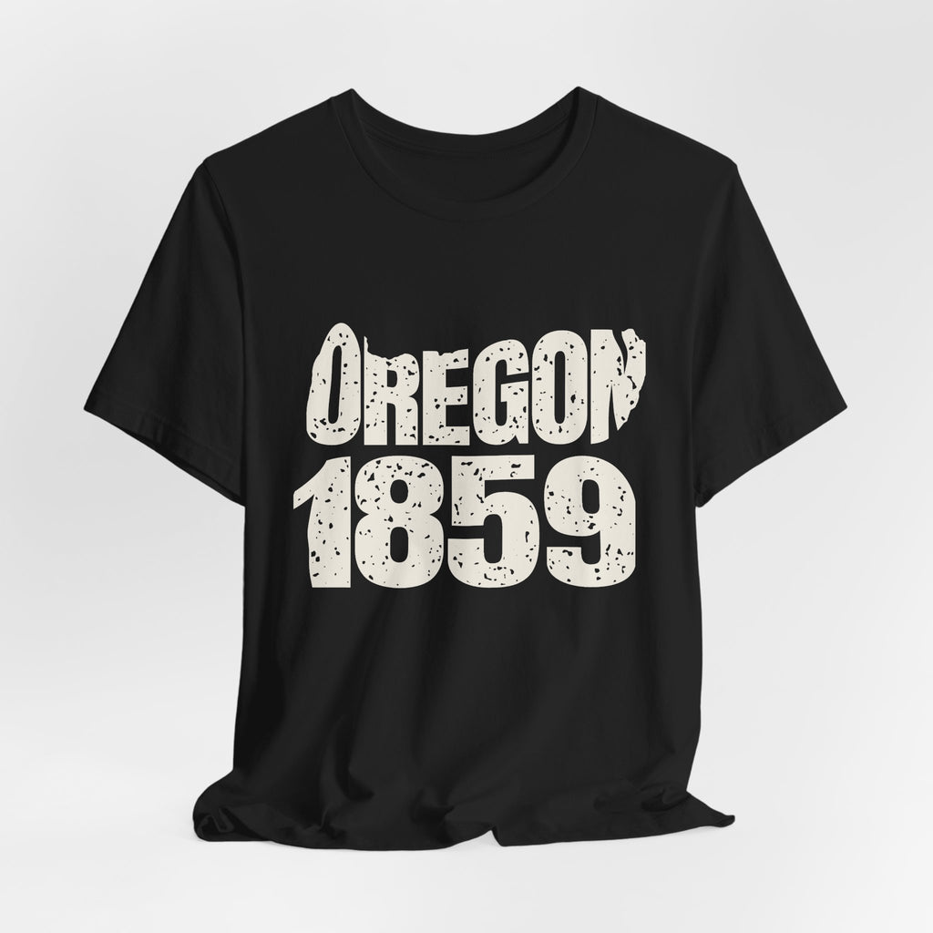Oregon Vintage Letters Map T-Shirt