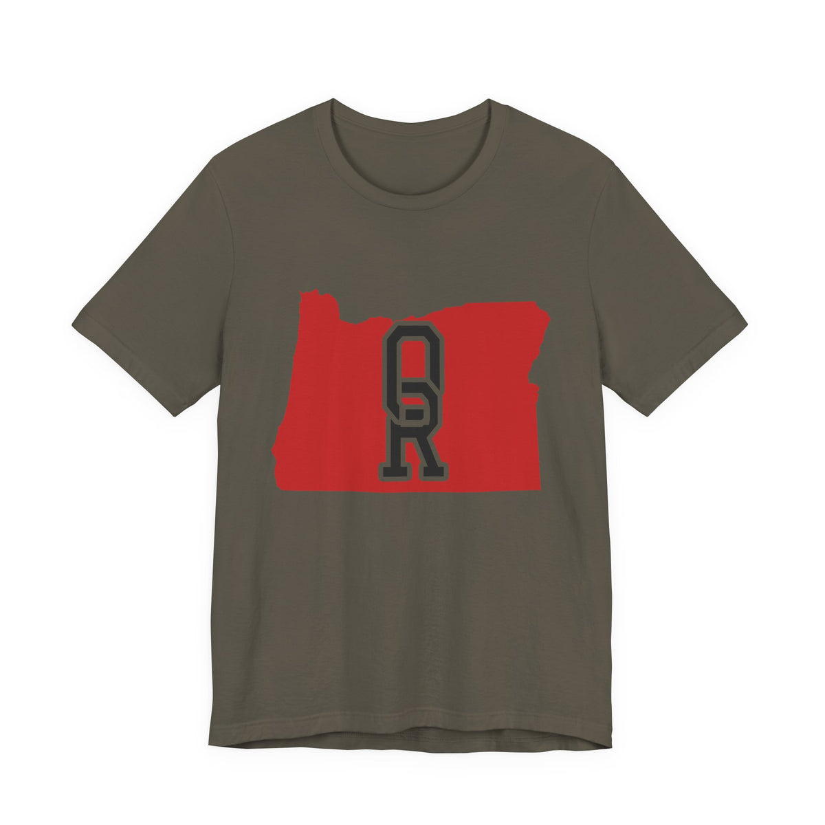 Oregon Varsity Monogram Map T-Shirt