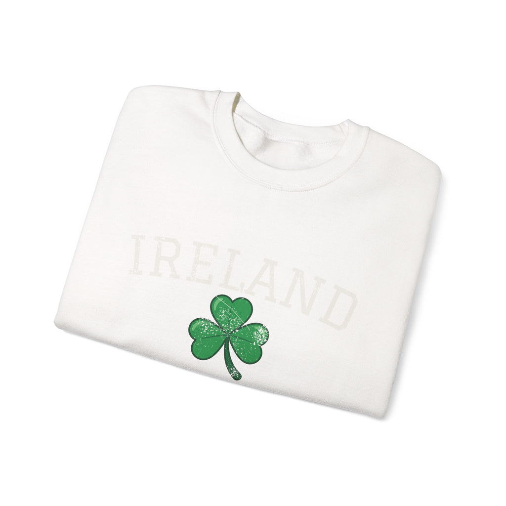 Ireland Éire Three Leaf Shamrock Crewneck Sweatshirt