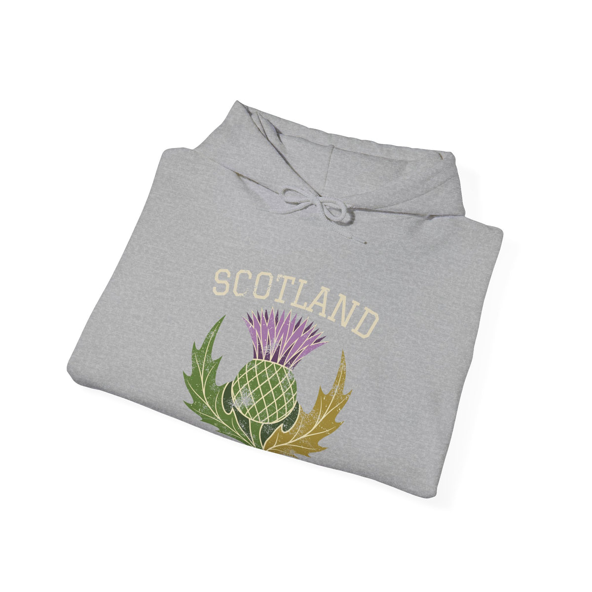 Scotland Thistle Vintage Emblem Hoodie