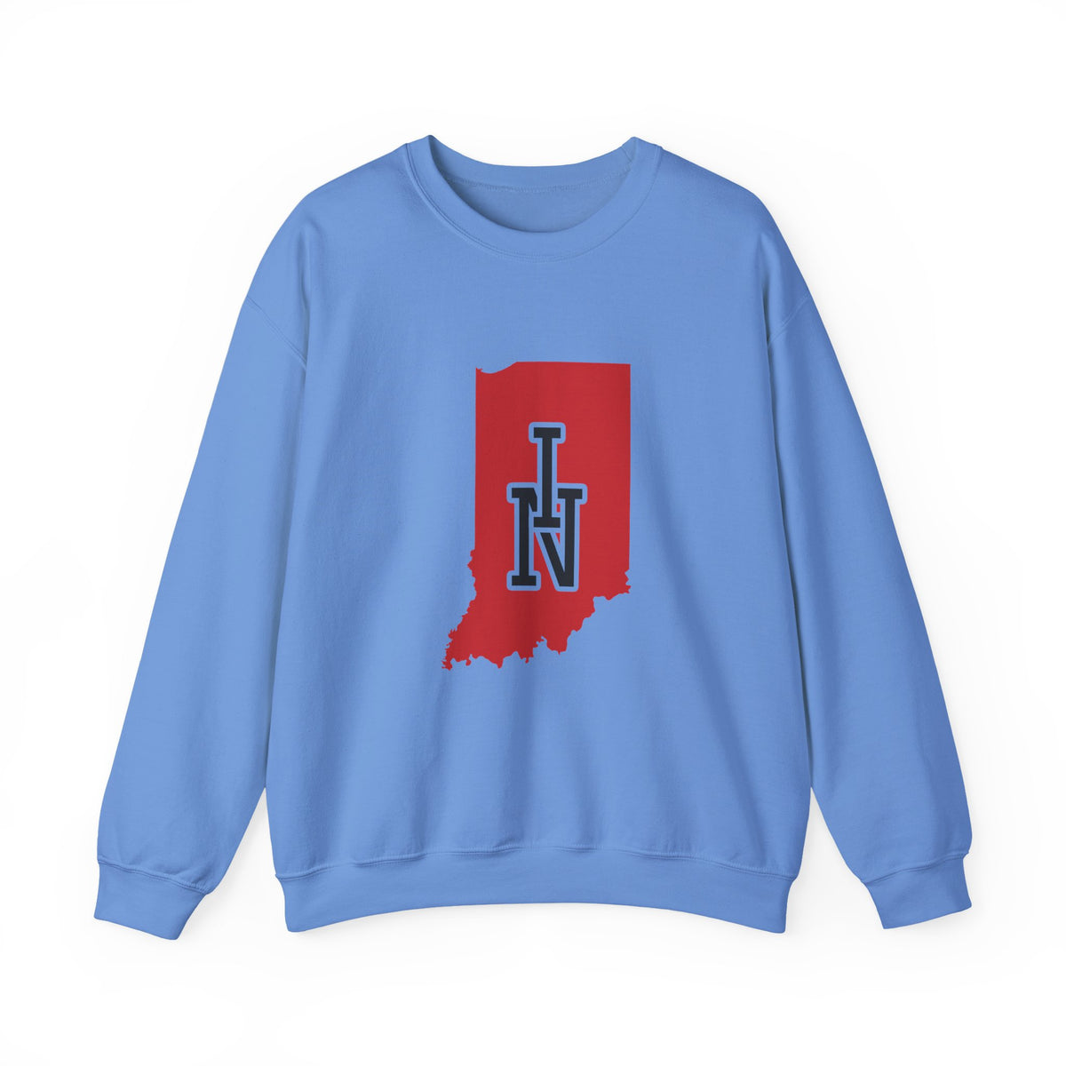 Indiana Varsity Monogram Map Crewneck Sweatshirt