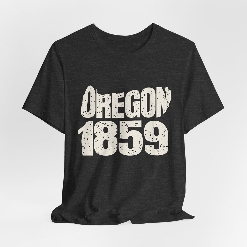 Oregon Vintage Letters Map T-Shirt
