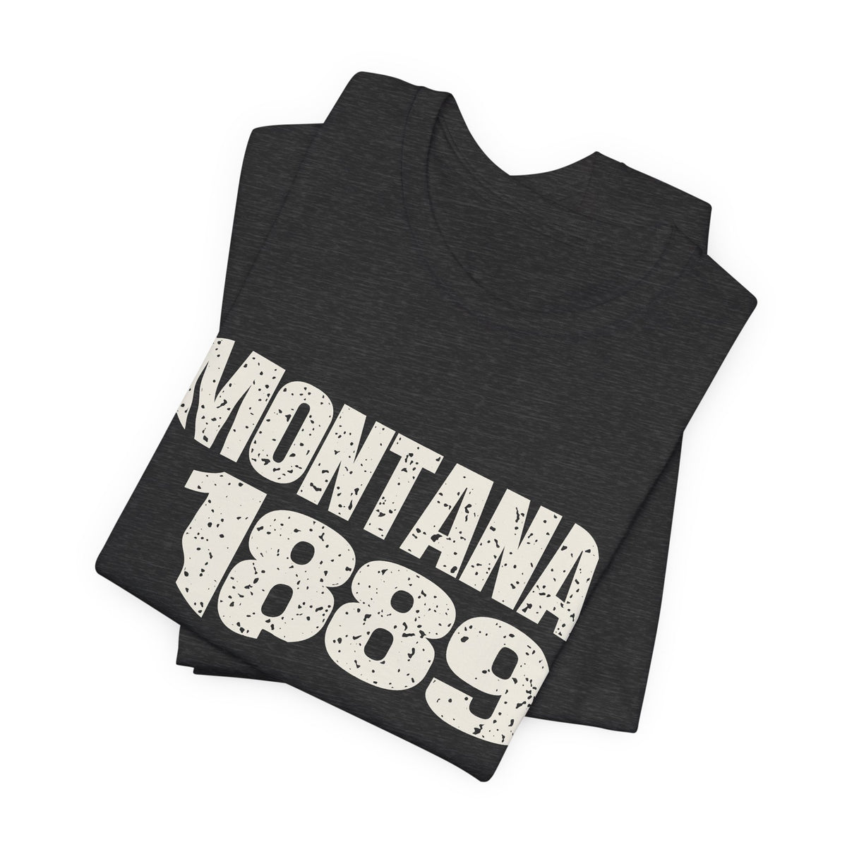Montana Vintage Letters Map T-Shirt