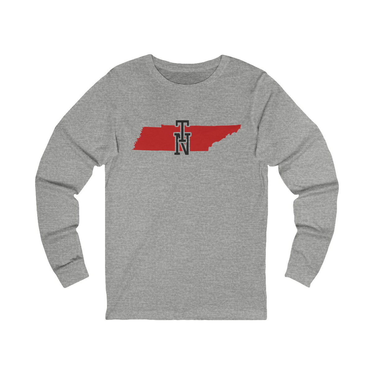 Tennessee Varsity Monogram Map Long Sleeve Tee