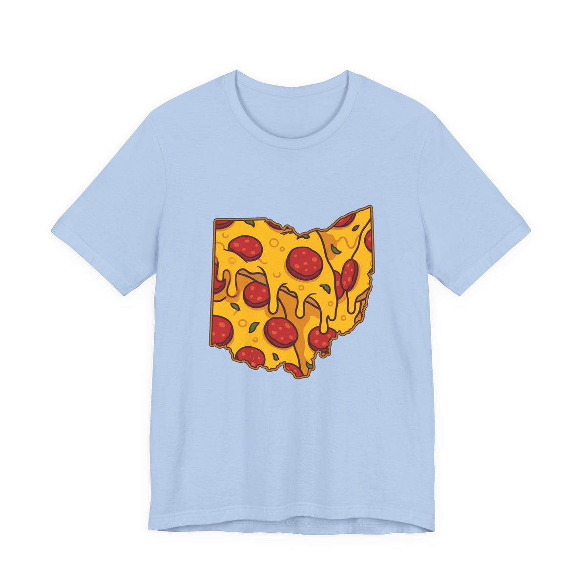 Ohio Pizza Map T-Shirt