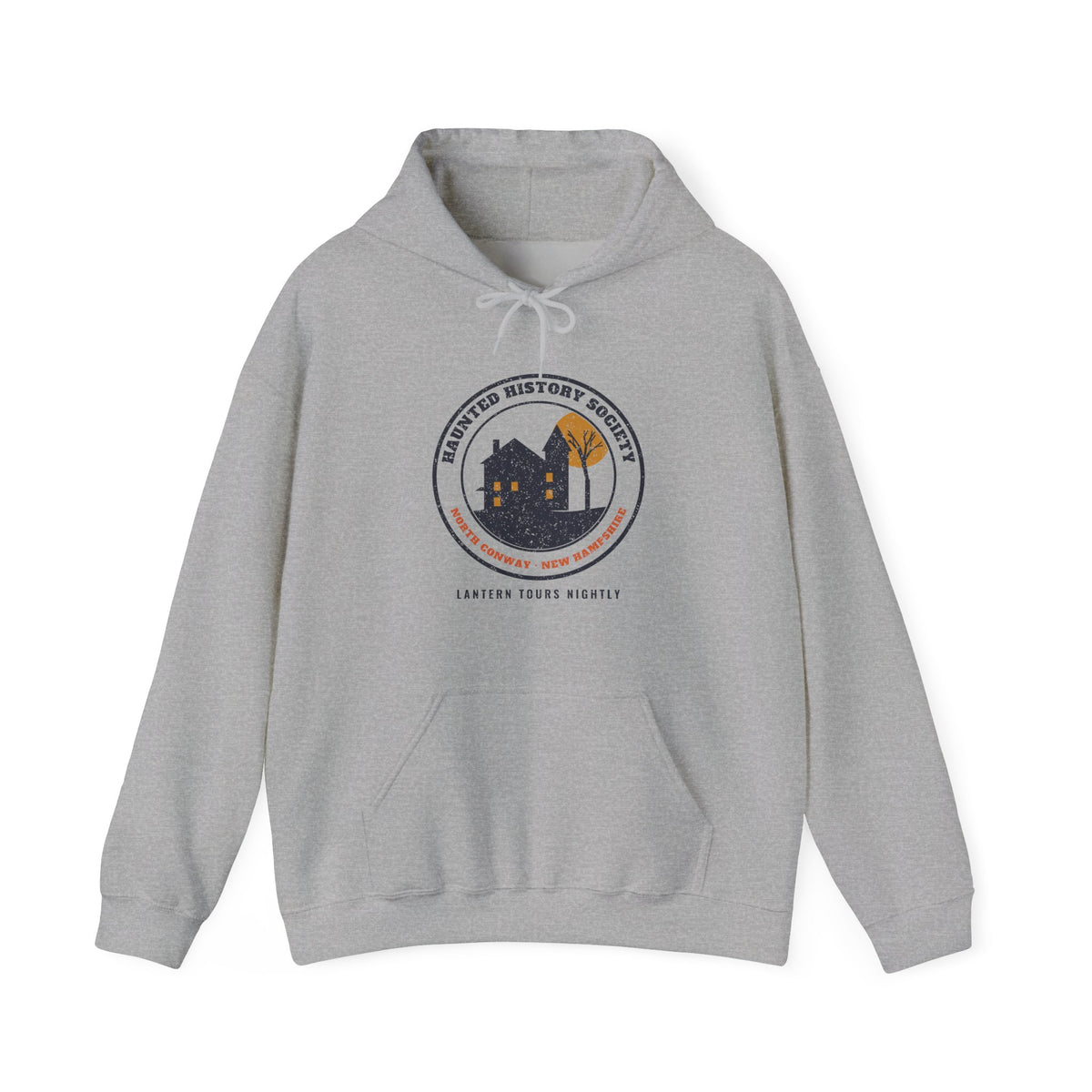 North Conway New Hampshire Haunted History Society Seal Hoodie