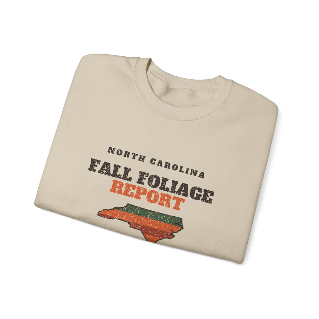 North Carolina Fall Foliage Report Map Crewneck Sweatshirt
