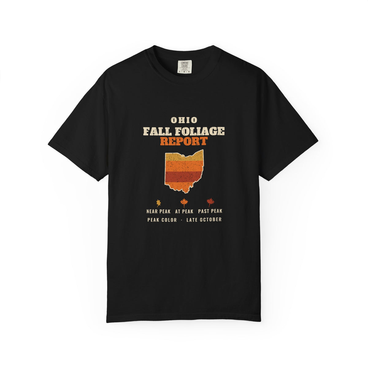 Ohio Fall Foliage Report Map T-Shirt
