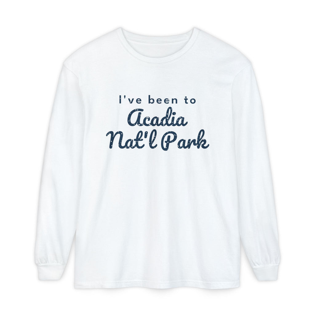 I've Been to Acadia Nat'l Park Vintage Travel Long Sleeve Tee