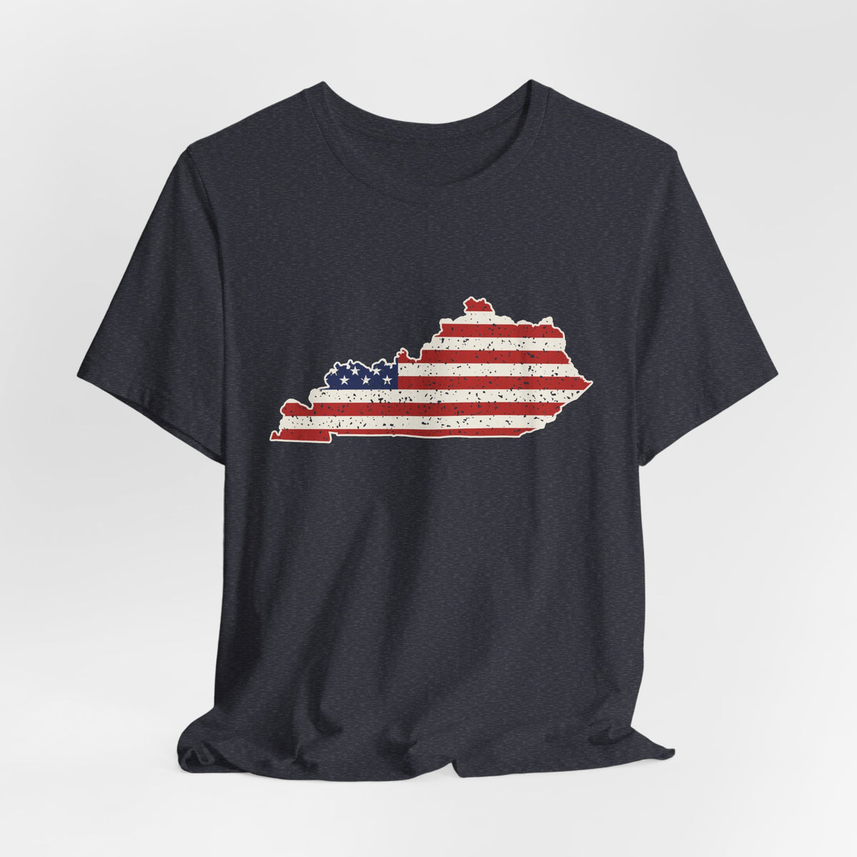 Kentucky American Flag Map T-Shirt