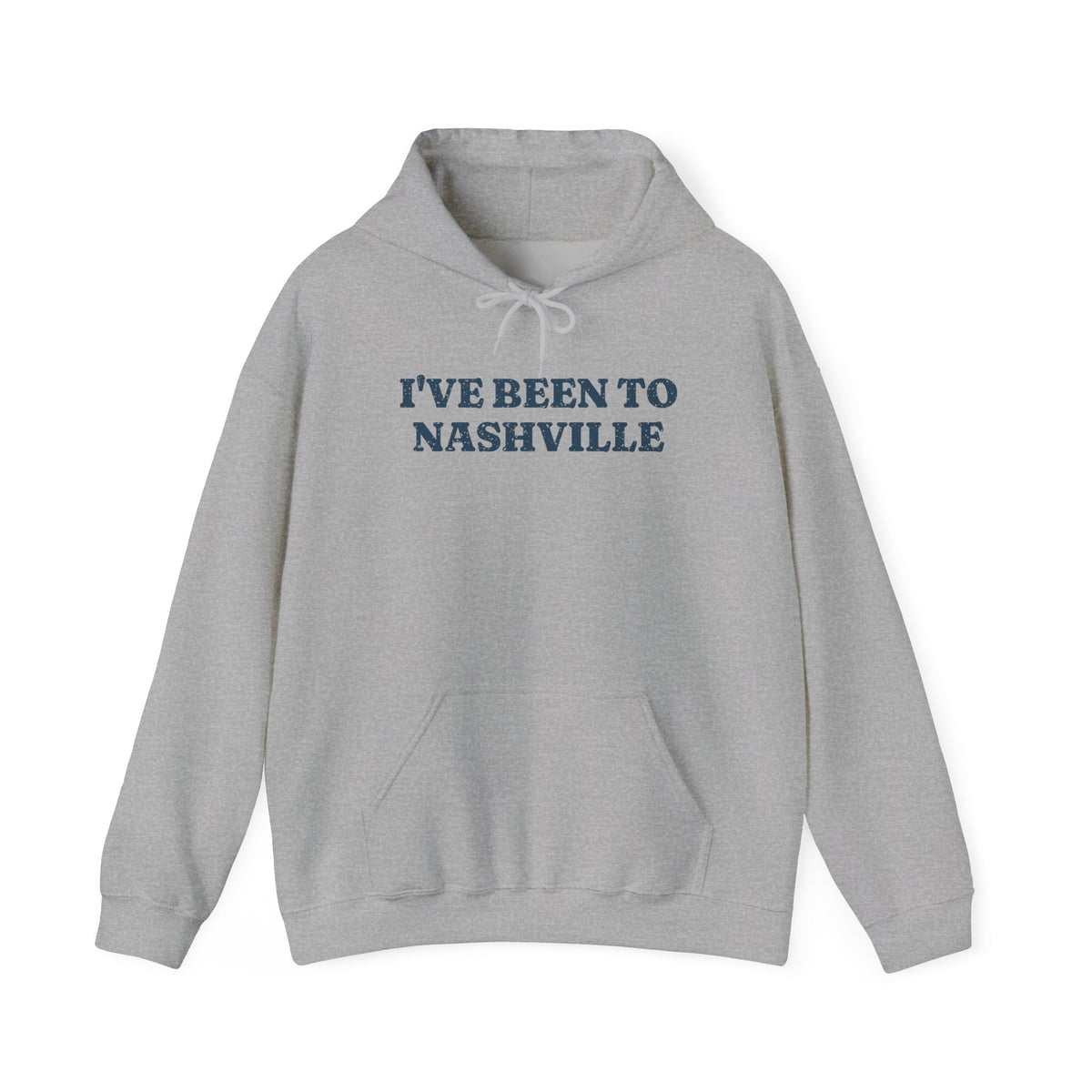 I've Been to Nashville Vintage Travel Souvenir Hoodie