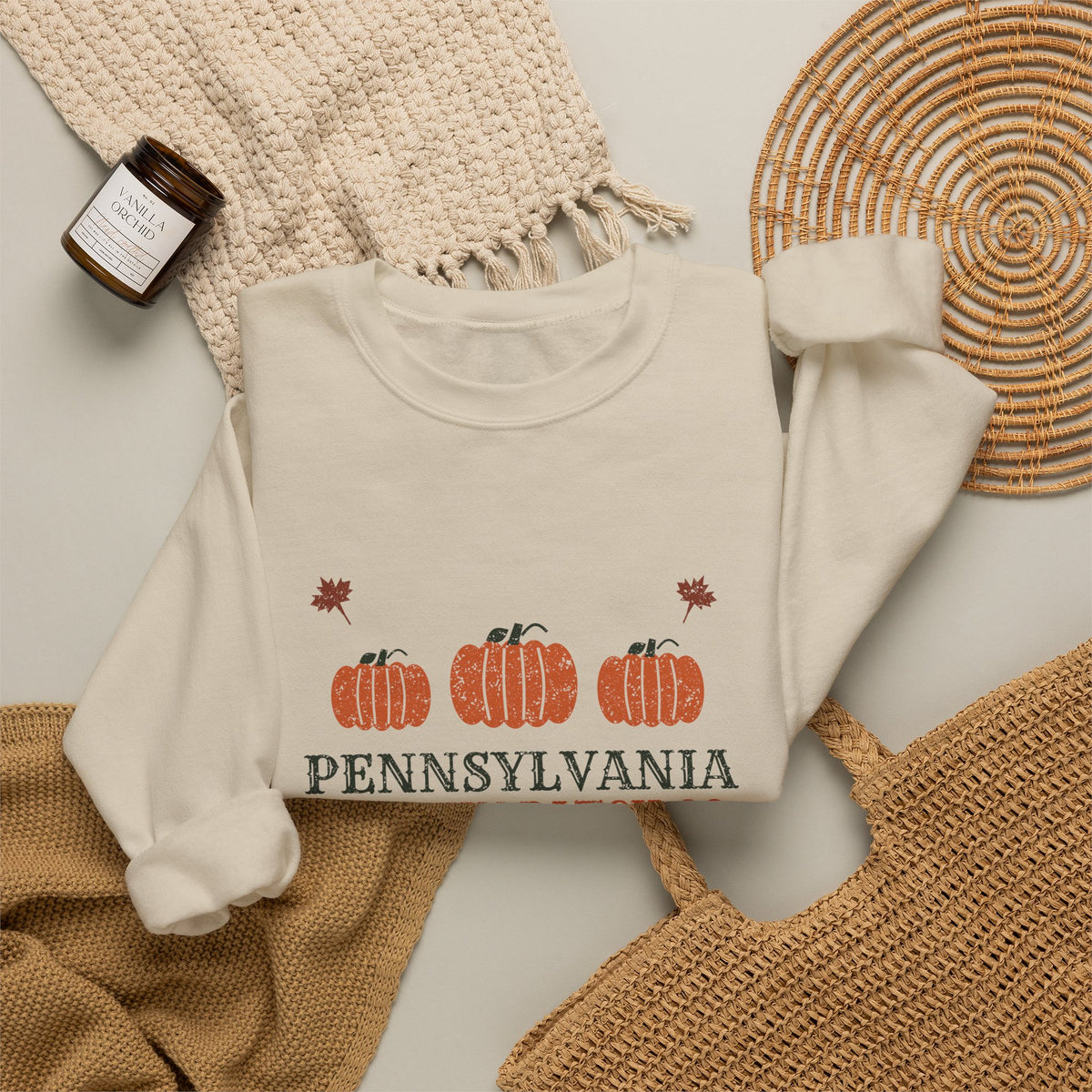 Pennsylvania Pumpkin Patch Co. Retro Crewneck Sweatshirt