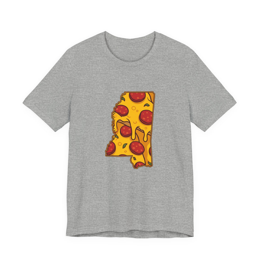 Mississippi Pizza Map T-Shirt