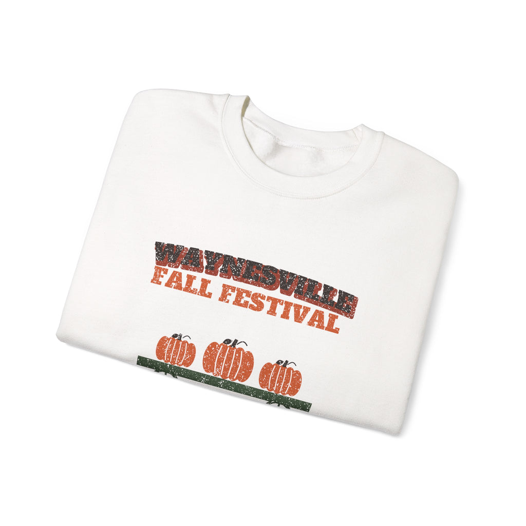 Waynesville Ohio Fall Festival Hay Wagon Crewneck Sweatshirt