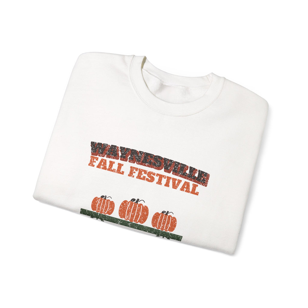 Waynesville Ohio Fall Festival Hay Wagon Crewneck Sweatshirt