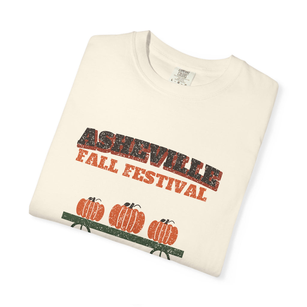 Asheville North Carolina Fall Festival Hay Wagon T-Shirt