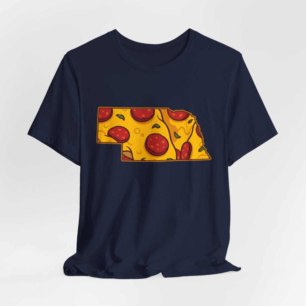 Nebraska Pizza Map T-Shirt