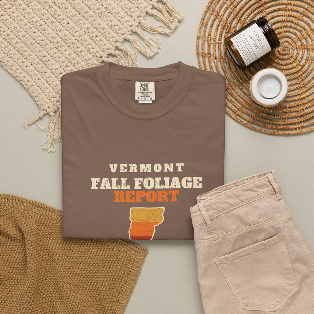 Vermont Fall Foliage Report Map T-Shirt
