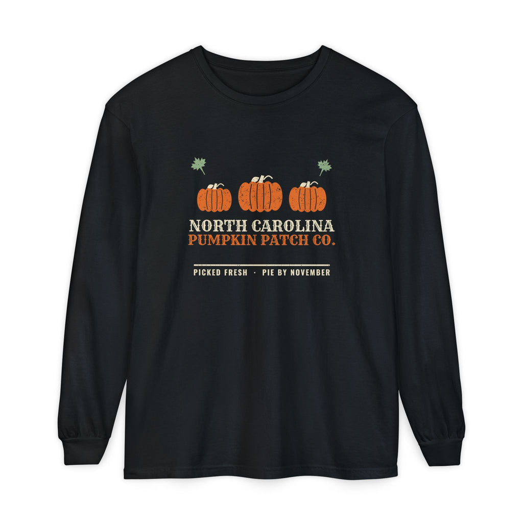 North Carolina Pumpkin Patch Co. Retro Long Sleeve Tee