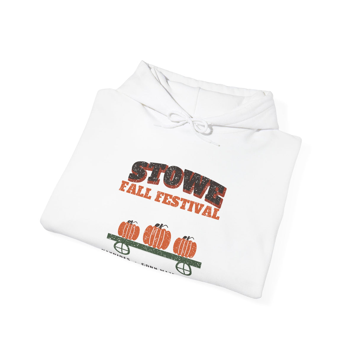 Stowe Vermont Fall Festival Hay Wagon Hoodie