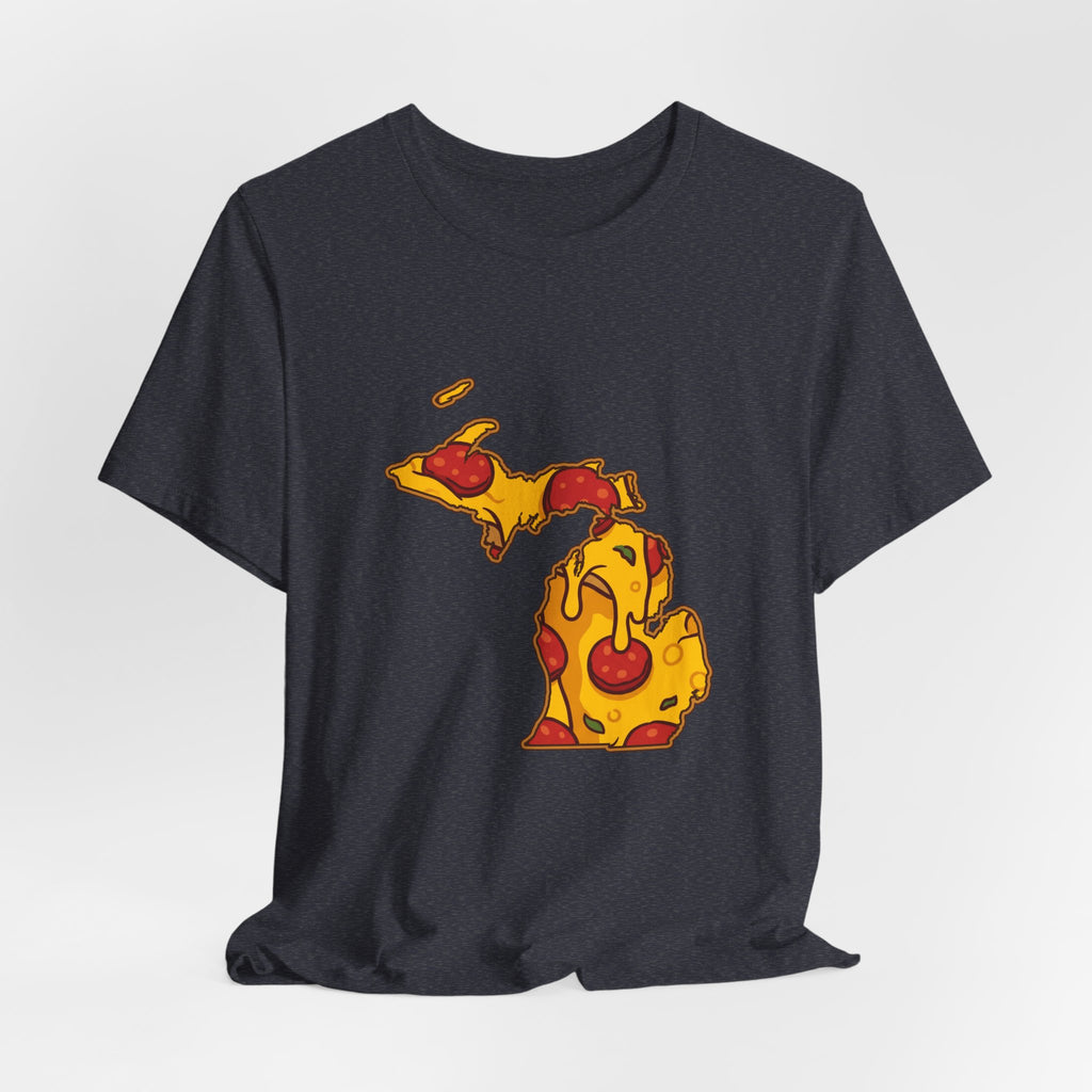 Michigan Pizza Map T-Shirt