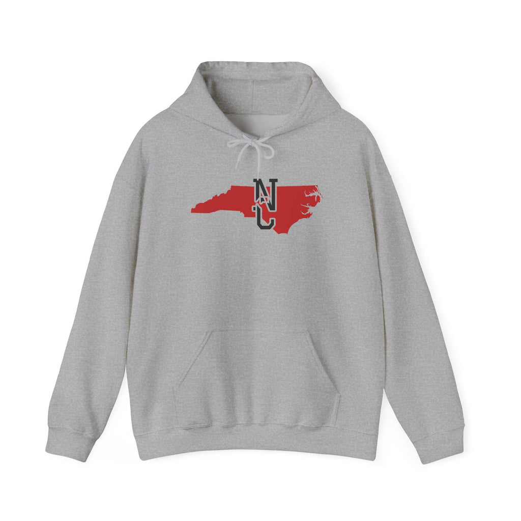 North Carolina Varsity Monogram Map Hoodie