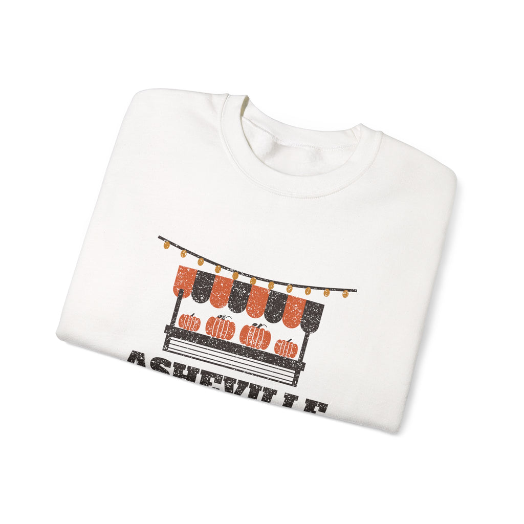 Asheville North Carolina Fall Festival Farm Stand Crewneck Sweatshirt