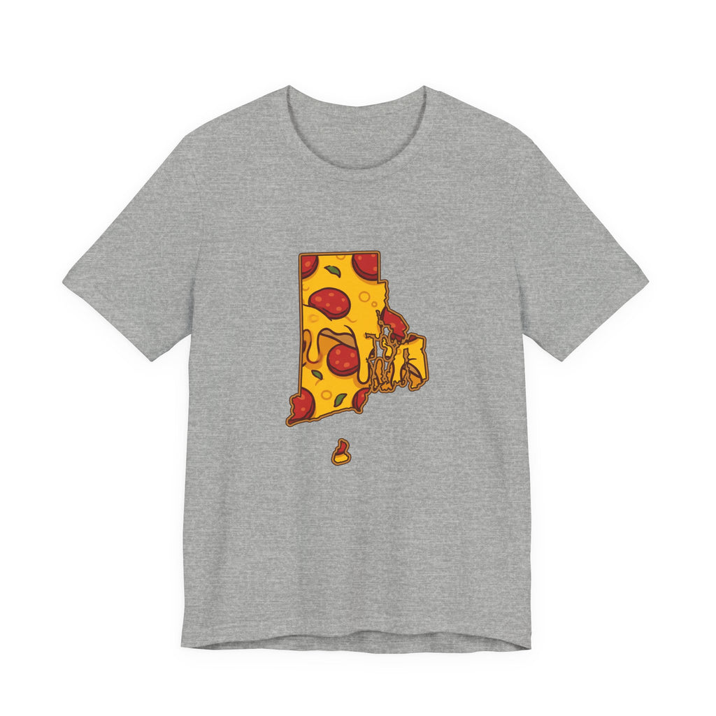 Rhode Island Pizza Map T-Shirt