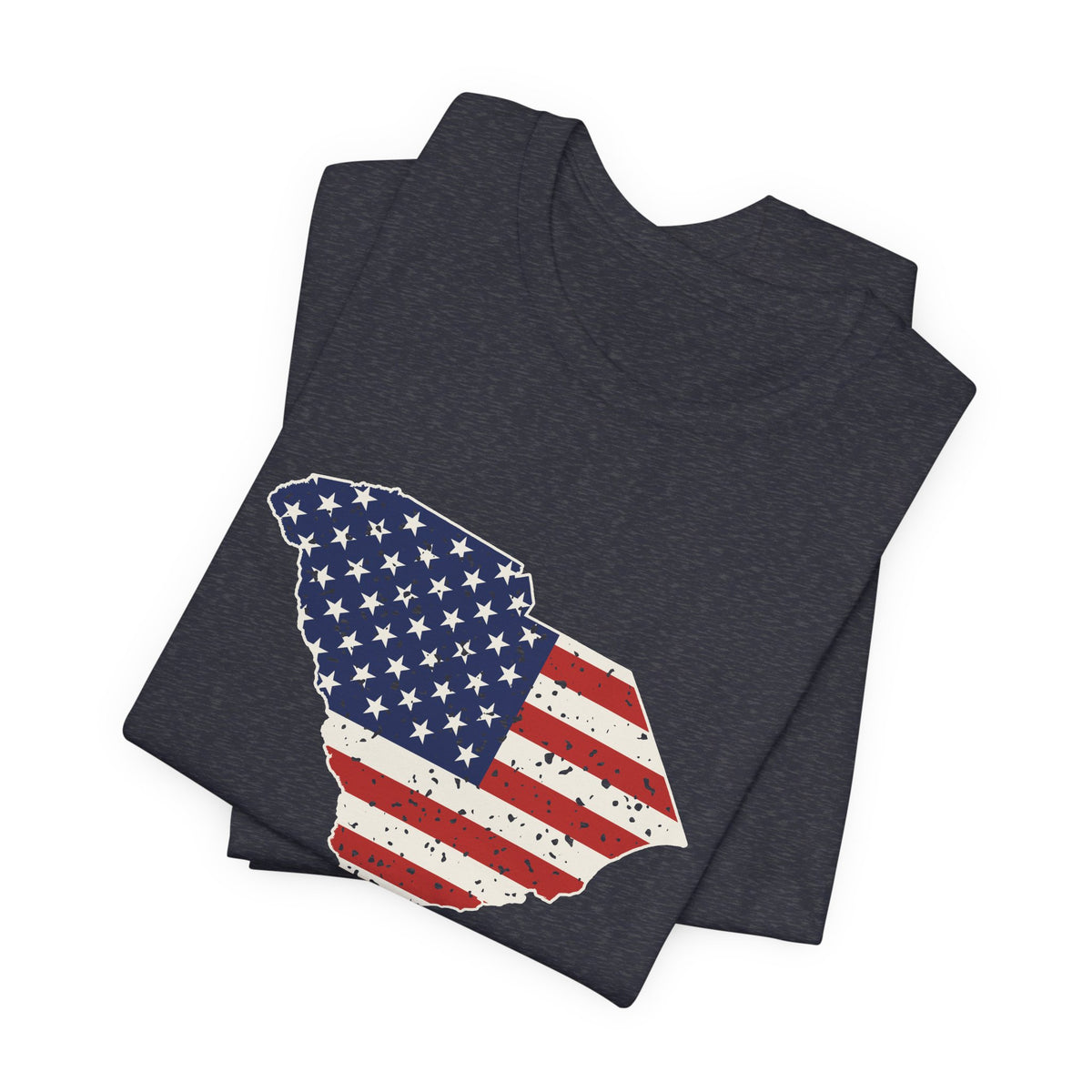 South Carolina American Flag Map T-Shirt