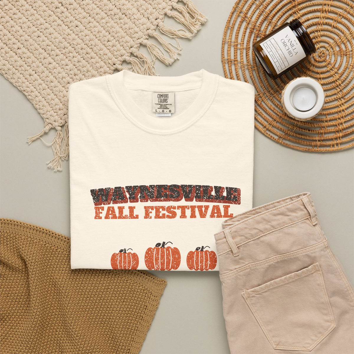 Waynesville Ohio Fall Festival Hay Wagon T-Shirt