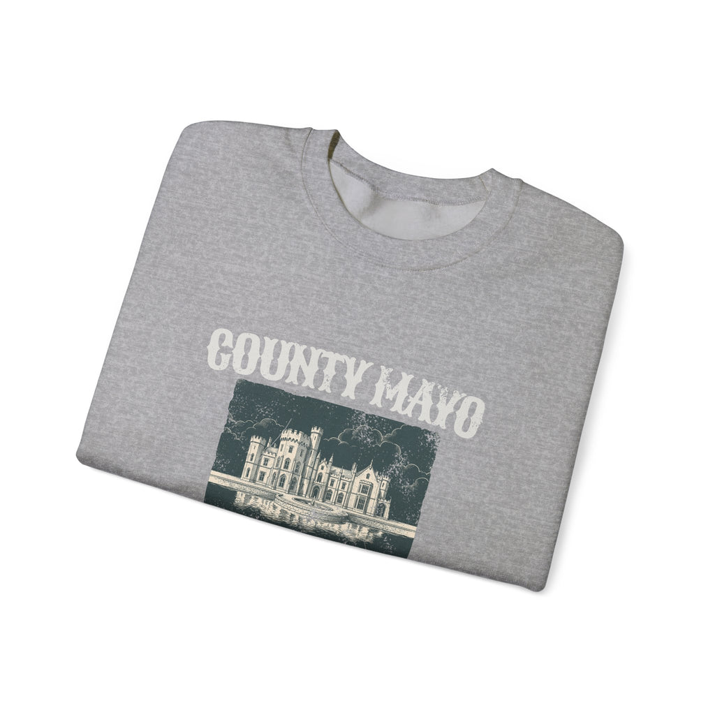 County Mayo Ireland Est 1585 Lakeside Castle Crewneck Sweatshirt