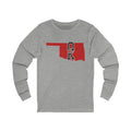 Oklahoma Varsity Monogram Map Long Sleeve Tee