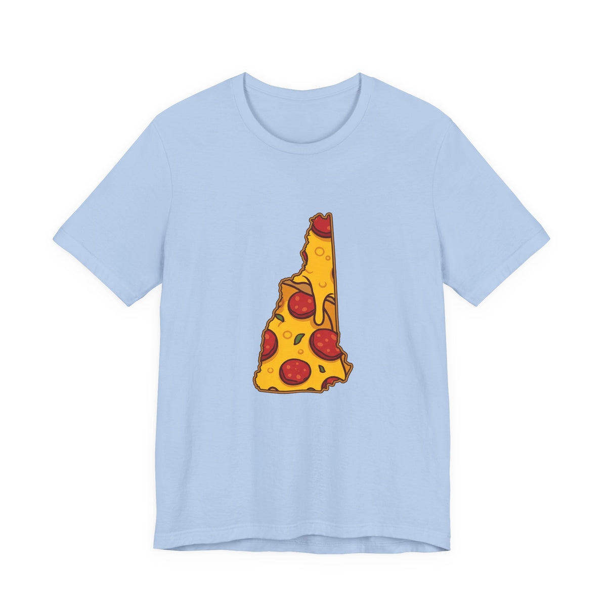 New Hampshire Pizza Map T-Shirt