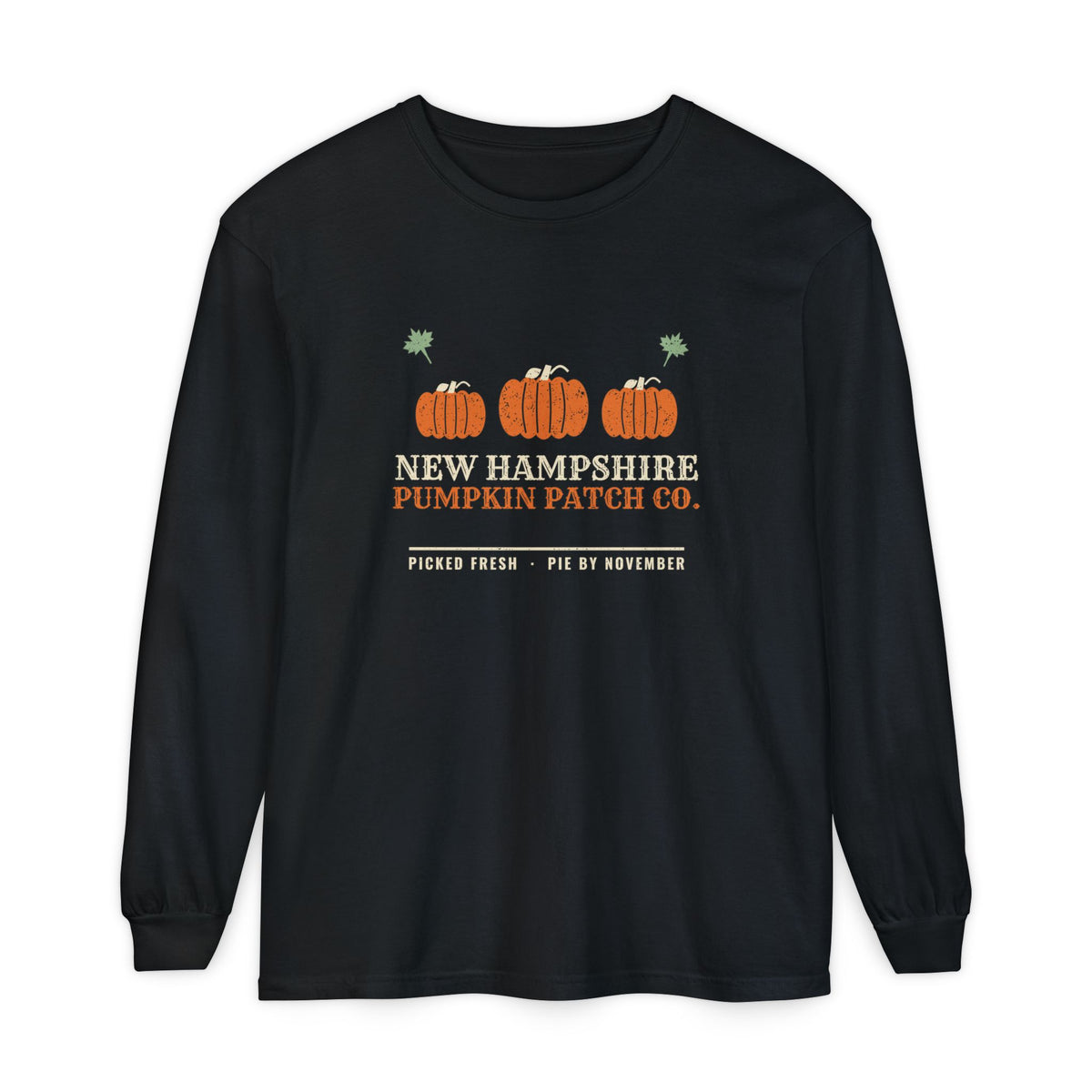 New Hampshire Pumpkin Patch Co. Retro Long Sleeve Tee
