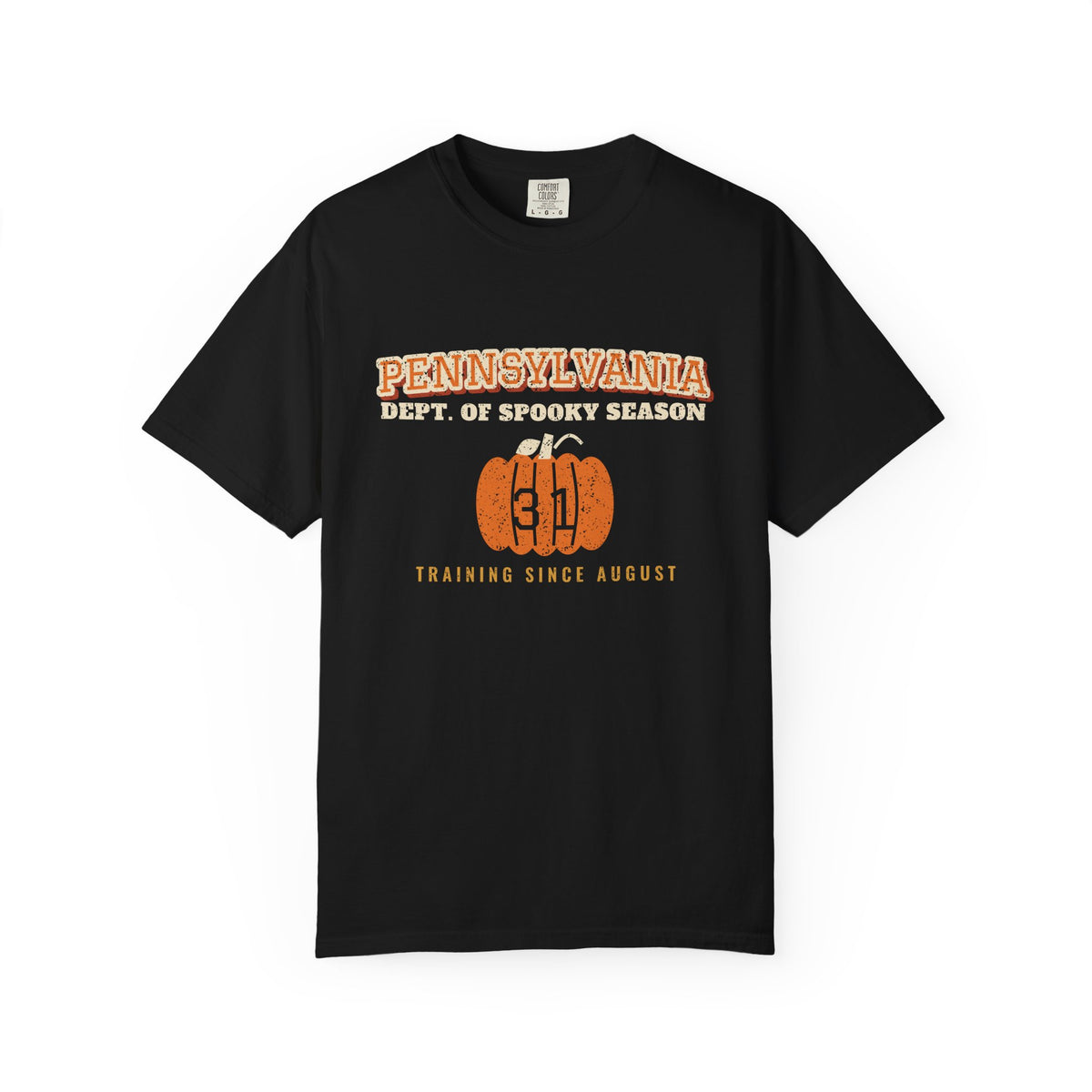 Pennsylvania Dept. of Spooky Season Varsity T-Shirt