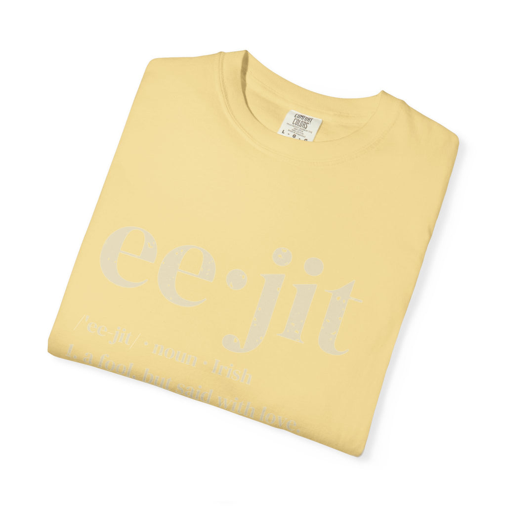Eejit Irish Slang Dictionary Definition T-Shirt