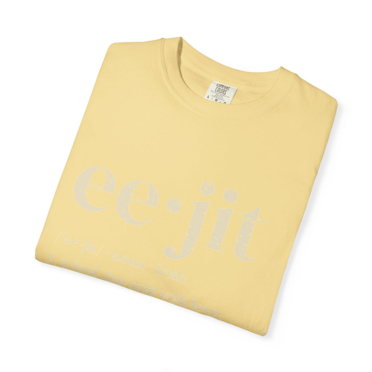 Eejit Irish Slang Dictionary Definition T-Shirt