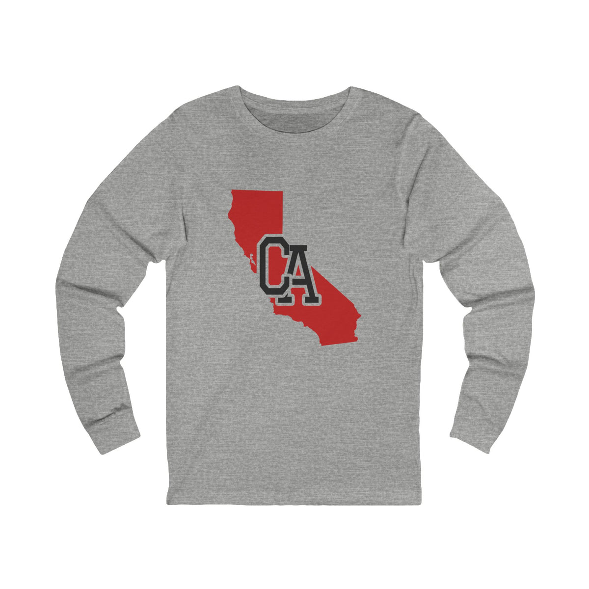 California Varsity Monogram Map Long Sleeve Tee