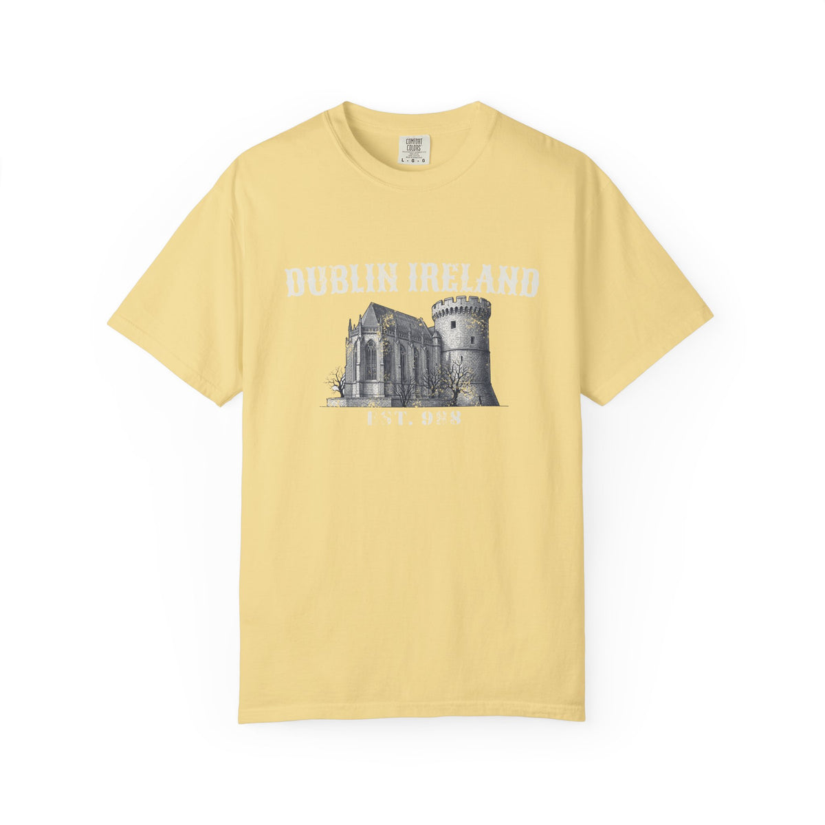 Dublin Ireland Castle Pen and Ink Sketch T-Shirt