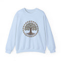 Celtic Tree of Life Autumn Oak Wreath Crewneck Sweatshirt