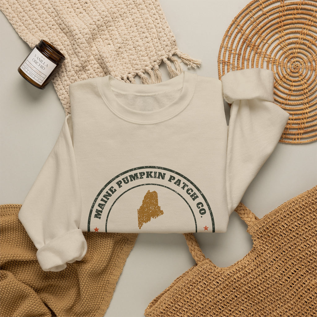 Maine Pumpkin Patch Co. Badge Crewneck Sweatshirt