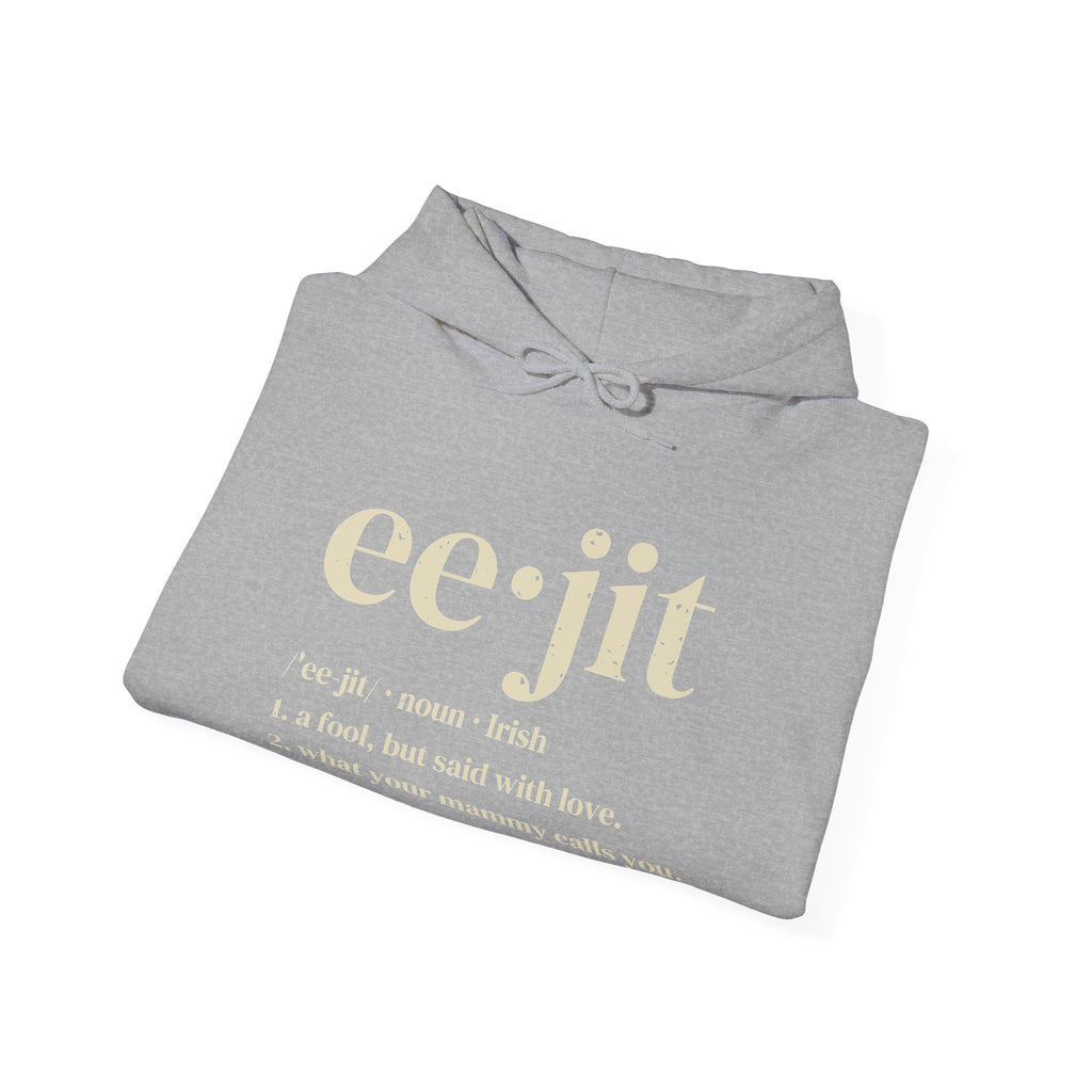 Eejit Irish Slang Dictionary Definition Hoodie